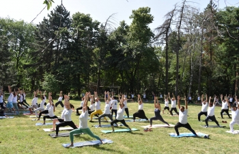 10th International Day of Yoga (IDY) Celebrations in Bucharest