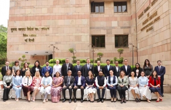 1st Special Course for Moldovan diplomats at Sushma Swaraj Institute of Foreign Studies (SSIFS), New Delhi